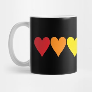 Small Pride Hearts Mug